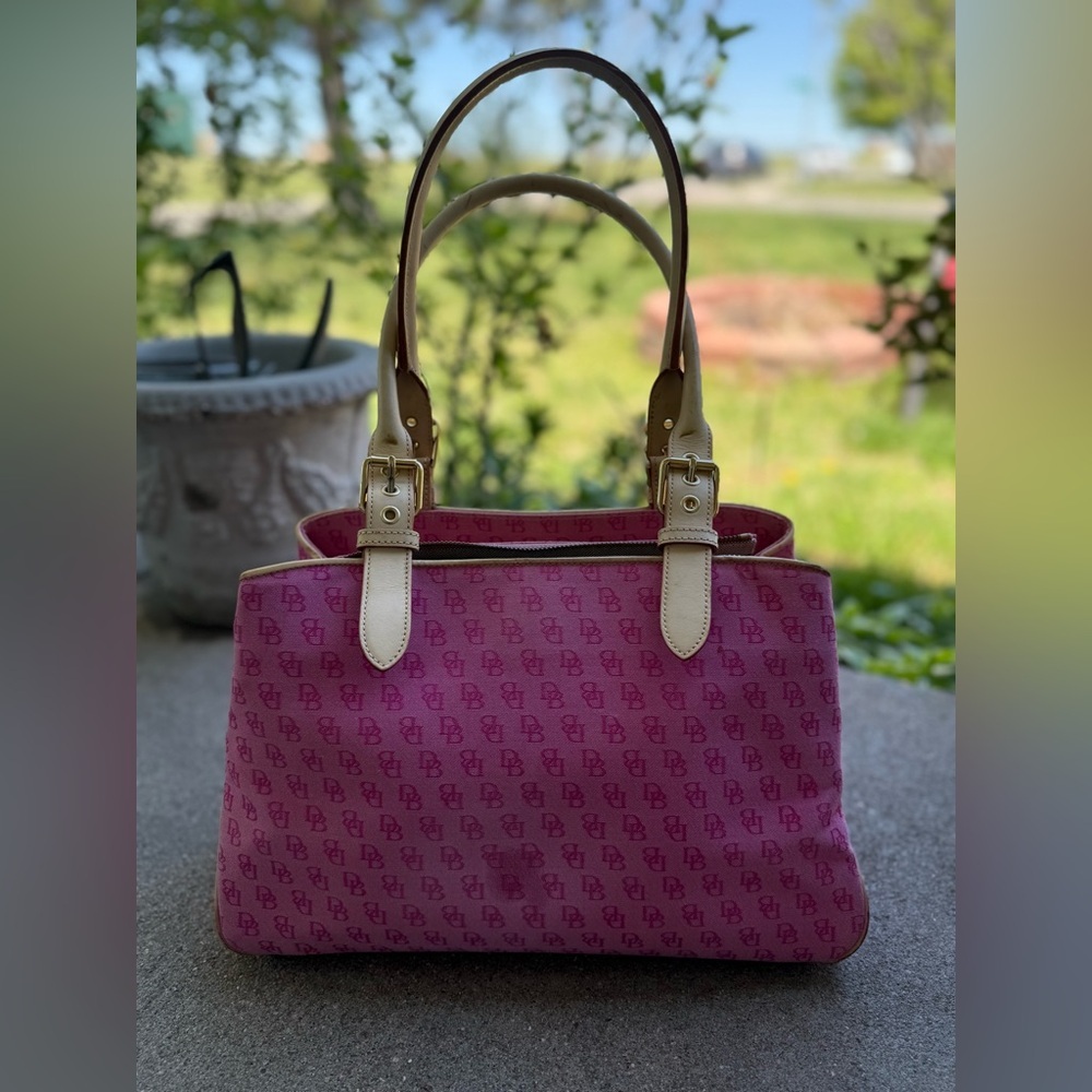 Authentic Dooney & Bourke Pink Tote Bag - Picture 8 of 16